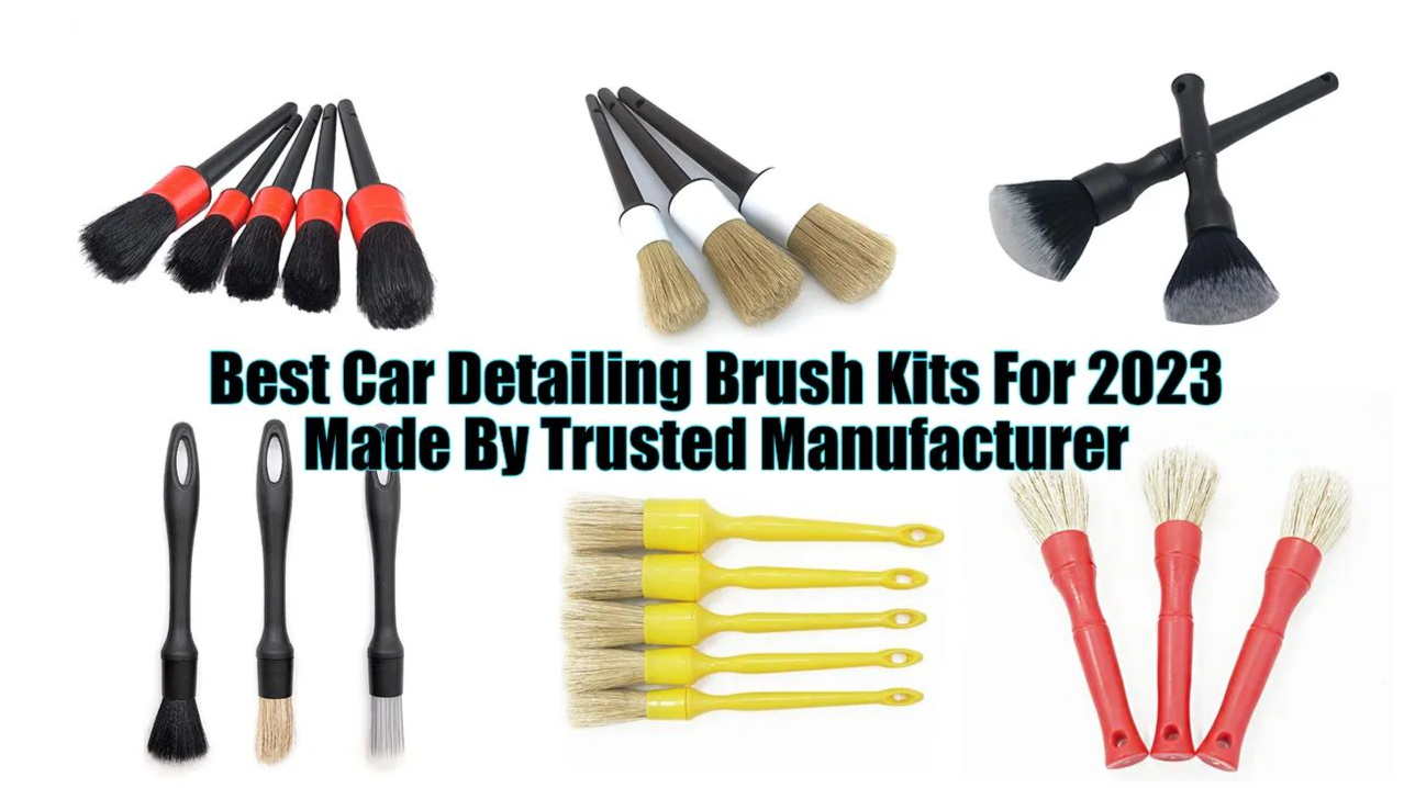 Car Detailing Brush Sets Made By Zhenda Brush Industry