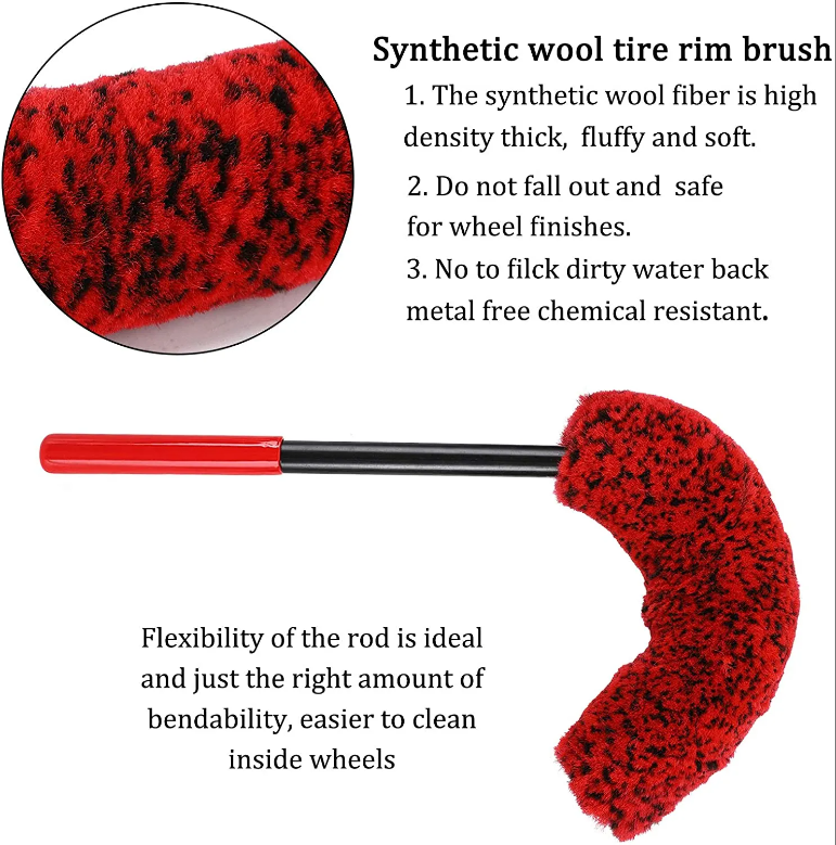 Microfiber Wheel Rim Brush