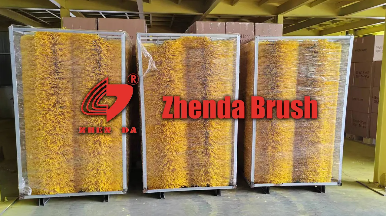 Packaged Wafer Brushes produced by Zhenda Brush